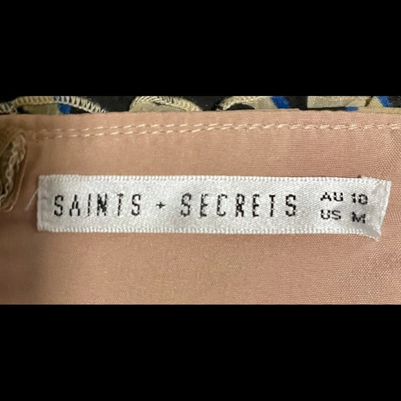 Saints + Secrets ruffled spaghetti strap dress - Picture 6 of 7